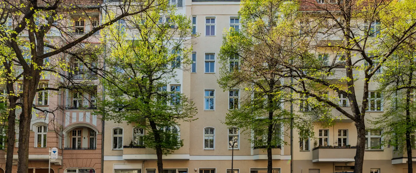 Fassadenansicht des Jugendstil-Altbaus